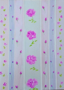 CD. 1950s style floral wallpaper. Acrylic. 11.20.jpg